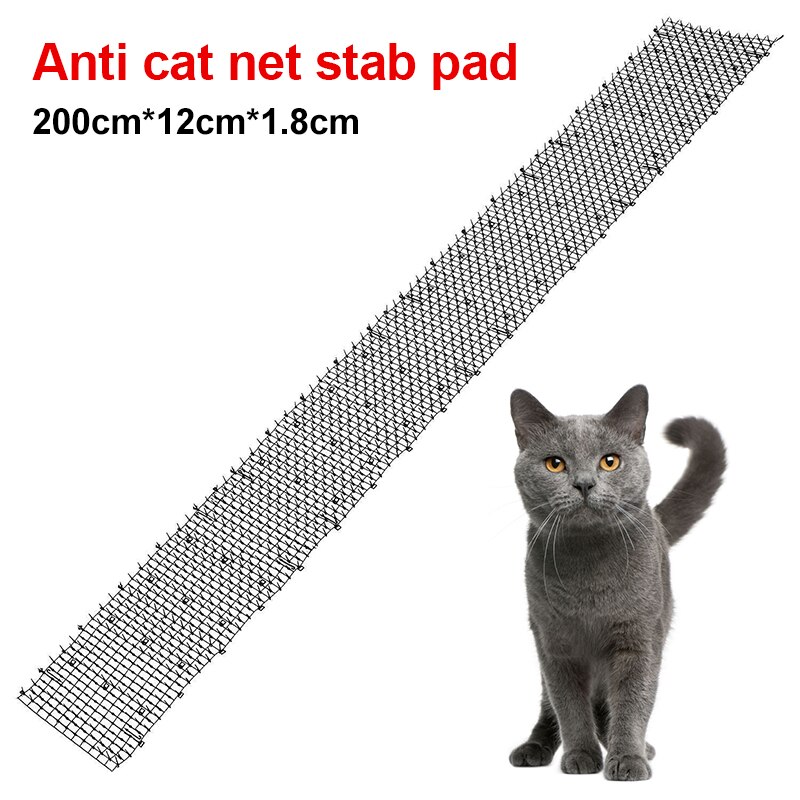 Anti-cat Pricking Pad Garden Repellent Animal Cat Carpet 200x12x1.8cm#: Default Title