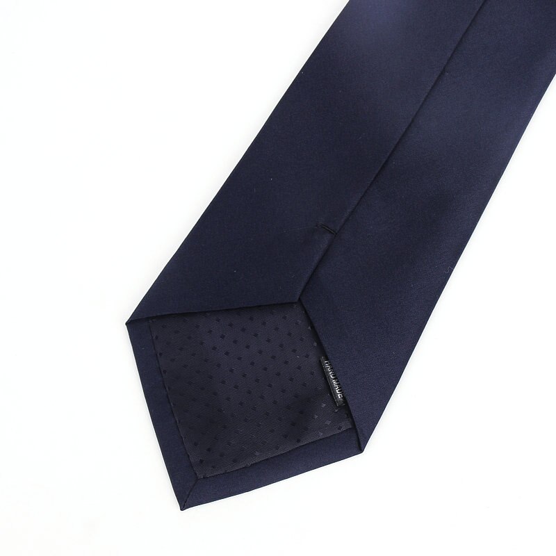 Men Necktie Zipper Lazy Tie Solid 8cm Ties Business for Man Gravatas Handkerchief Bowtie Mens Wedding Shirt Accessories