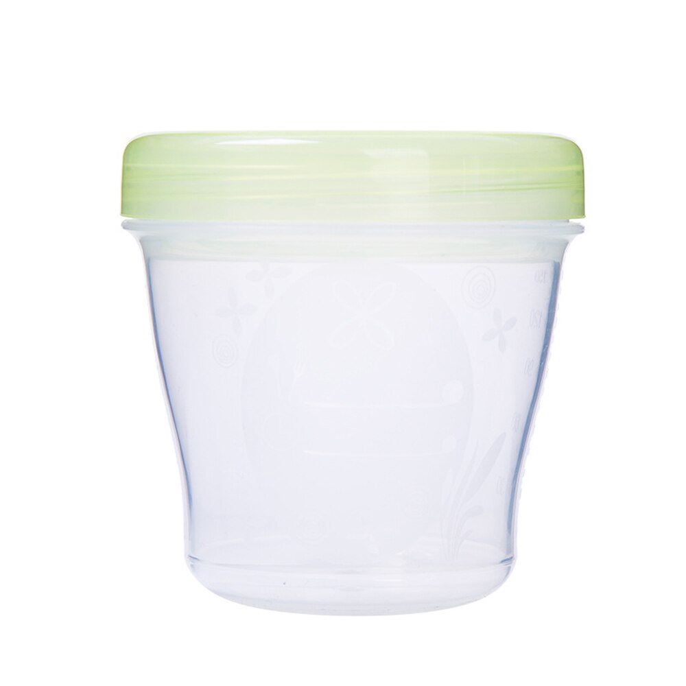 Portable Safe Formula Dispenser Baby Food Container Candy Fruit Food Storage Milk Powder Box Snack Cup Milk Breast Storage Cups: Green