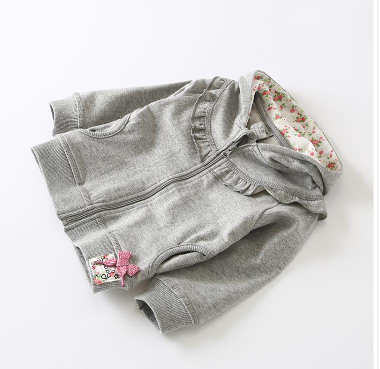 Spring and autumn children's clothes, lotus leaves under the long sleeve cardigan, the girl's cotton blouse.1