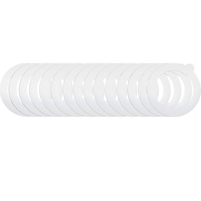 5Pcs Silicone Replacement Gasket Airtight Seals Rings Leak Proof Canning Seals for Glass Clip Top Jars Storage Containers: Light Grey