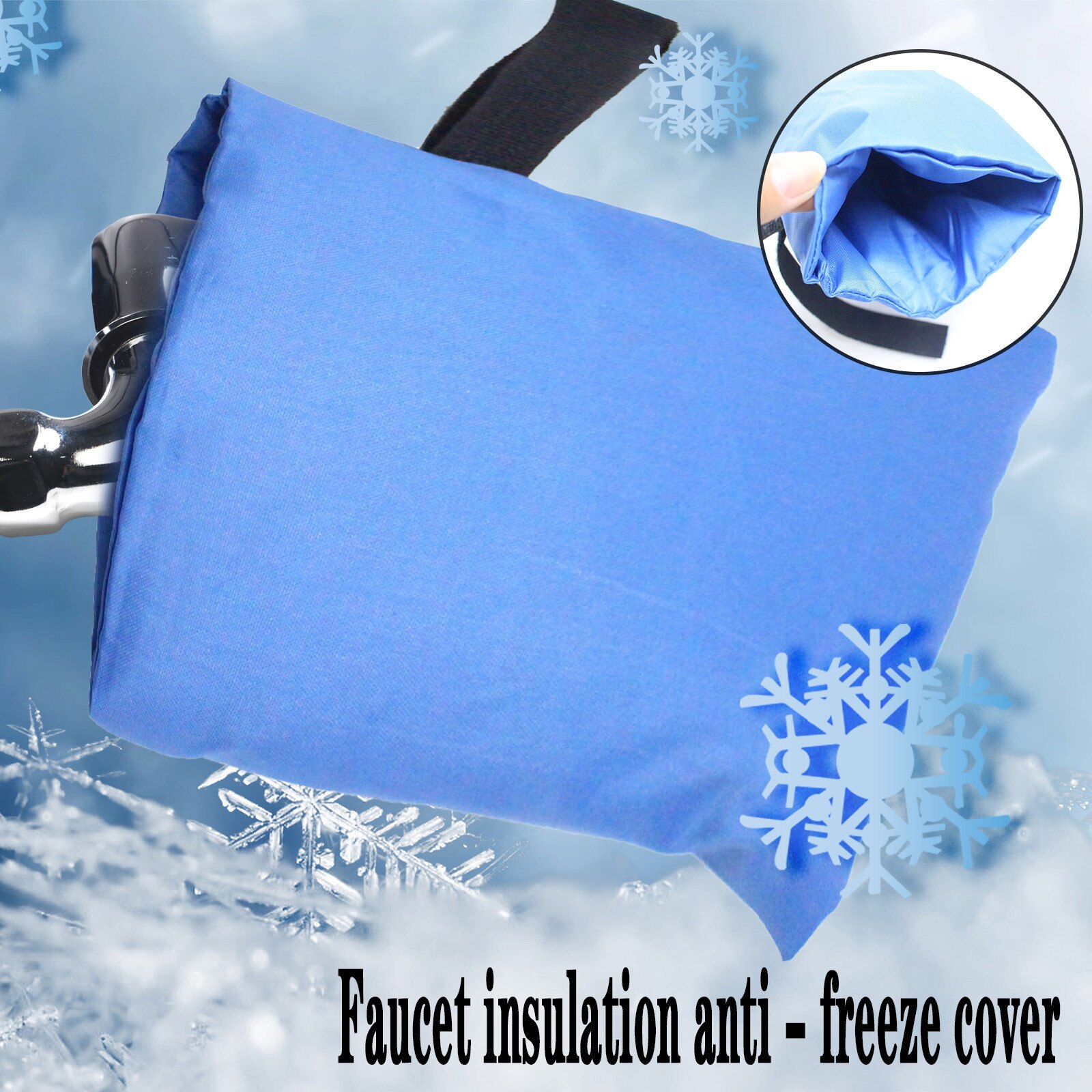 1pcs Outdoor Faucet Cover Anti-Freeze Hose Bib Water Faucet Protector Frost Protection Cover Winter Saving Tap