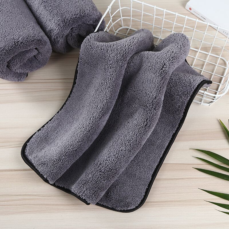 Bil skjønnhet mikrofiber håndkle bilvask 1200 gsm bil rengjøringe tørr klut bil fortykning bilvask klut bil hjemme dobbel bruk pleie klut