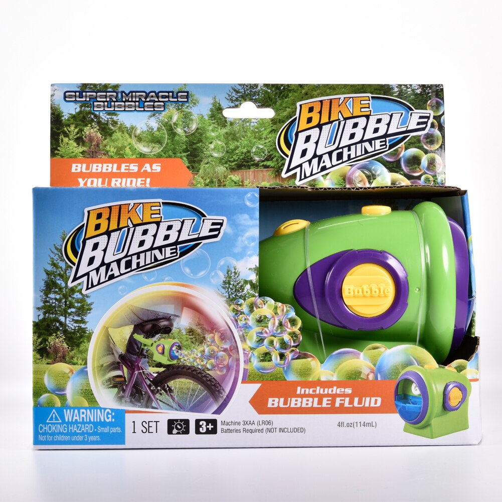 Bike Bubble Machine Duurzaam Ultieme Fun Outdoor Speelgoed Voor Kinderen Kids Duizenden Bubbels In Minuten Eenvoudig Te Bedienen