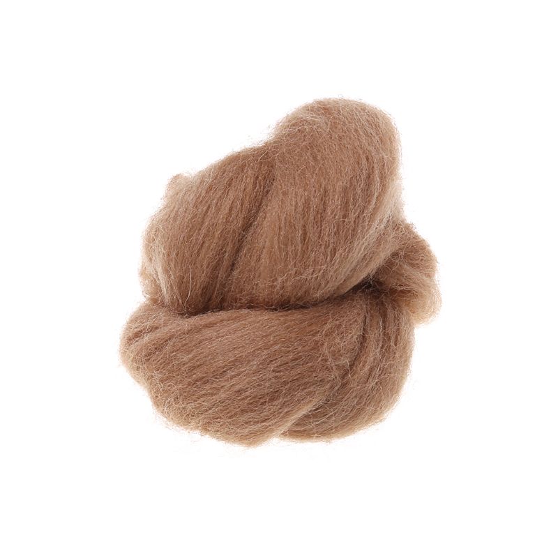 Mode Wol Corriedale Needlefelting Top Zwervende Geverfd Spinning Nat Vilten Fiber