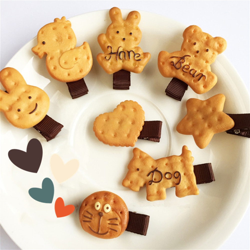 Cookie Haarspeld Haar Clip Haar Ring Elastische Elastiekjes Haar Touw Meisjes Hoofdbanden Haar Banden Kinderen Haarband Haaraccessoires
