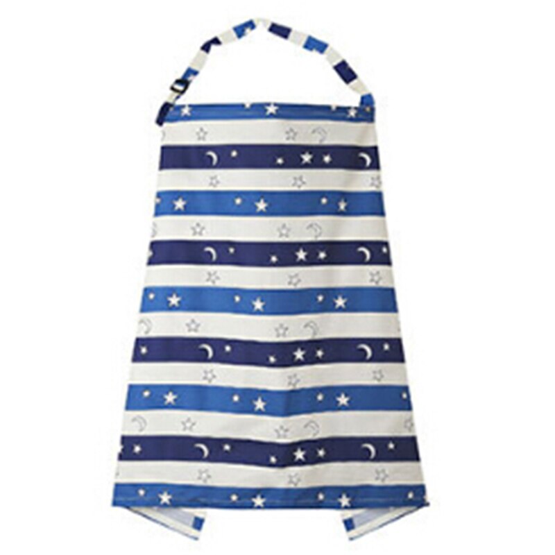 Osłona robić karmienia piersią niemowlę oddychająca bawełniana tkanina robić karmienia duży rozmiar karmienie piersią peleryna fartuch: Empty niebieski