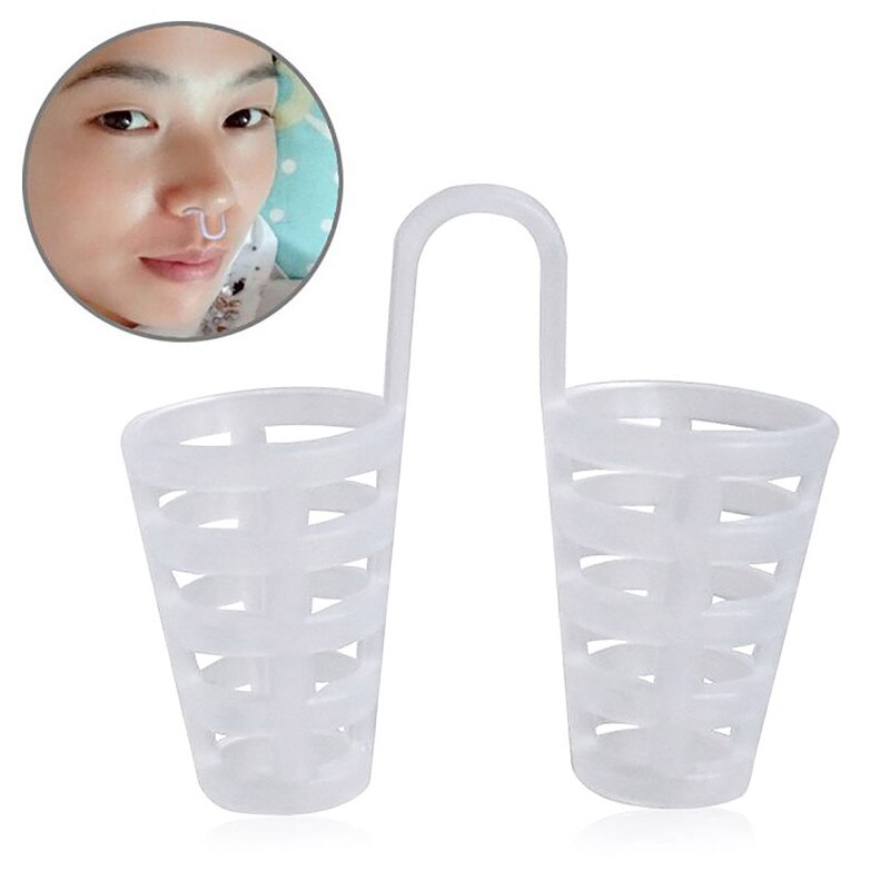 Mini anti snarkning sömnapné hjälpmedel clip snarkstoppare hälsa sova verktyg