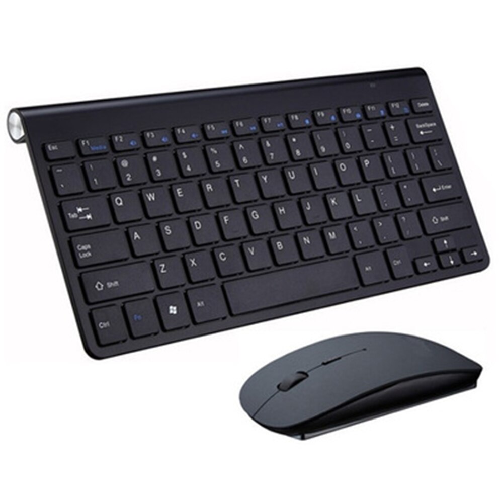 mini multimedia keyboard and mouse combination for laptop and tablet 2.4g wireless keyboard/bluetooth-compatible keyboard