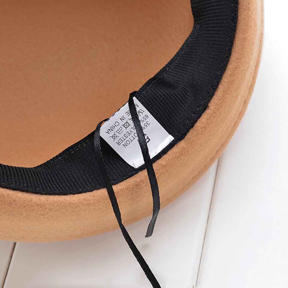 Parent-child Fedora Hat Kids' Round Top Hat Dome Cap Children Dress Hats Felt Hats Wool Felting Bowler Hat For Mom and Baby