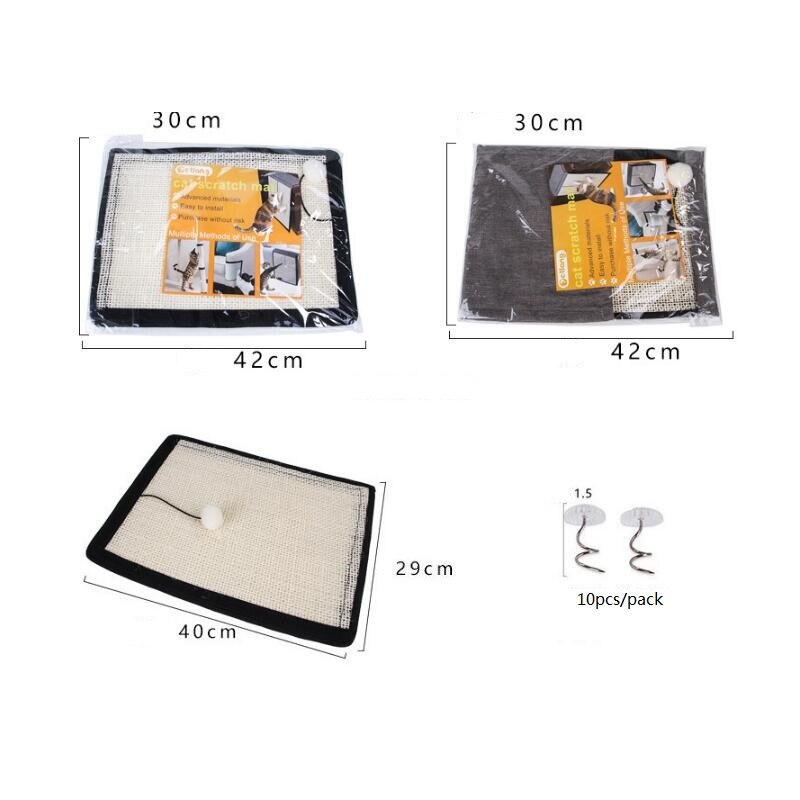 Sisal protetor para arranhões de gatos, protetor natural para cadeiras e móveis, árvore para escalada, protege contra arranhões