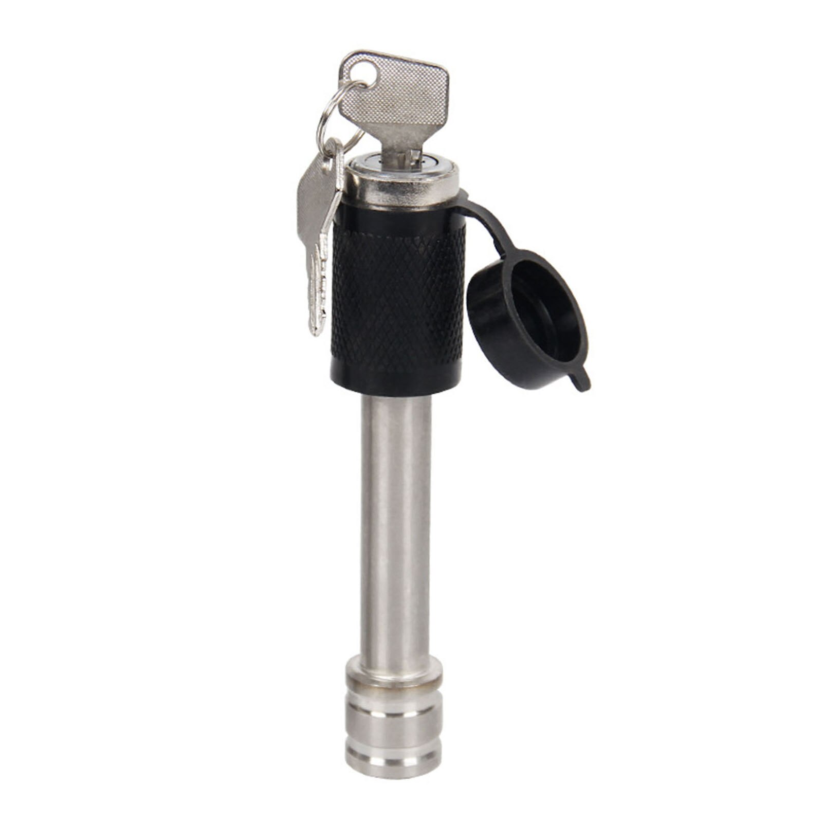 Trailer Hitch Pin Lock Non-slip Car Accessories Trailer Locking Pin Towing Bar Tow Hook Lock For Universal (Including Two Keys): Short