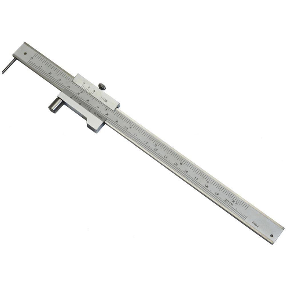 200mm Measure Scale Ruler 0.05mm Accurate Parallel Line Digital Vernier Caliper Carbon steel+Stainless Steel for Iron Wood