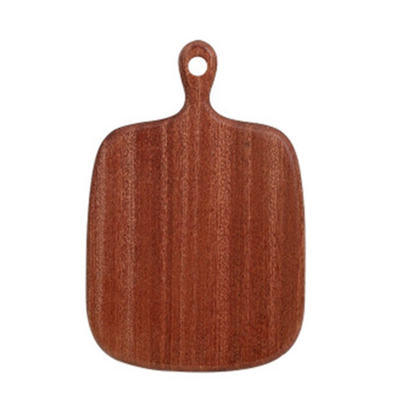 Multi-Functional Solid Wood Cutting Board with Handle Fruit Pizza Bread Plate Serving Platter F62A: A
