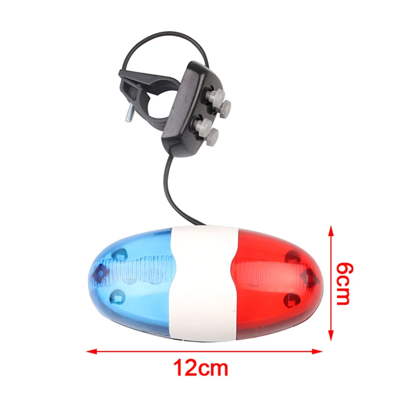Luz LED trasera para bicicleta de montaña, lámpara de 4 tonos para manillar, claxon fuerte electrónico, accesorios para ciclismo