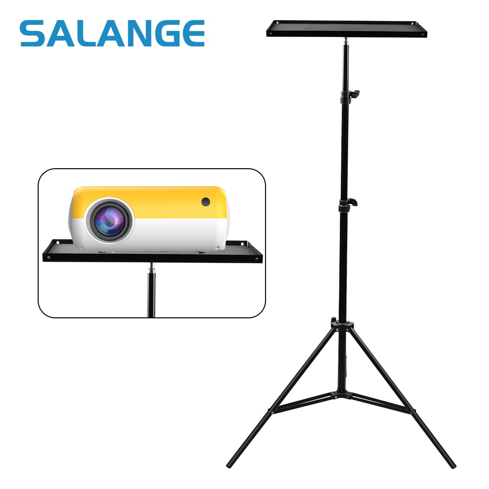 Soporte para proyector, trípode de viaje, soporte para altavoz, extensible, 110cm, 160cm, accesorios, cabezal de bola de montaje para ordenador portátil, cámara DSLR al aire libre
