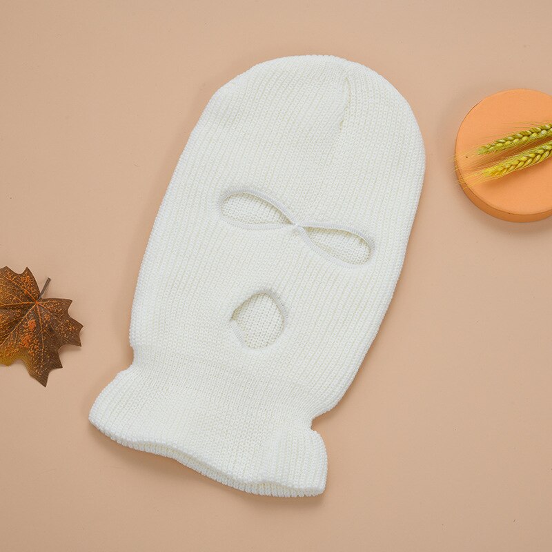 unisex Warme Gesicht Masken Volle Gesicht Abdeckung Maske Drei 3 See Sturmhaube betroffen Hütte Winter strecken Schnee Maske Mütze Hütte halloween Kappe: 6