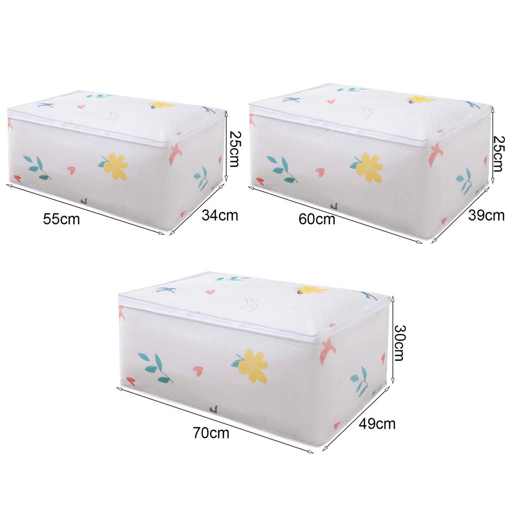   Quilt Clothes Organizer Storage Bag Reinforced Anti-deformed Space Saving Versatility Blanket Storage Bag Household Supply   