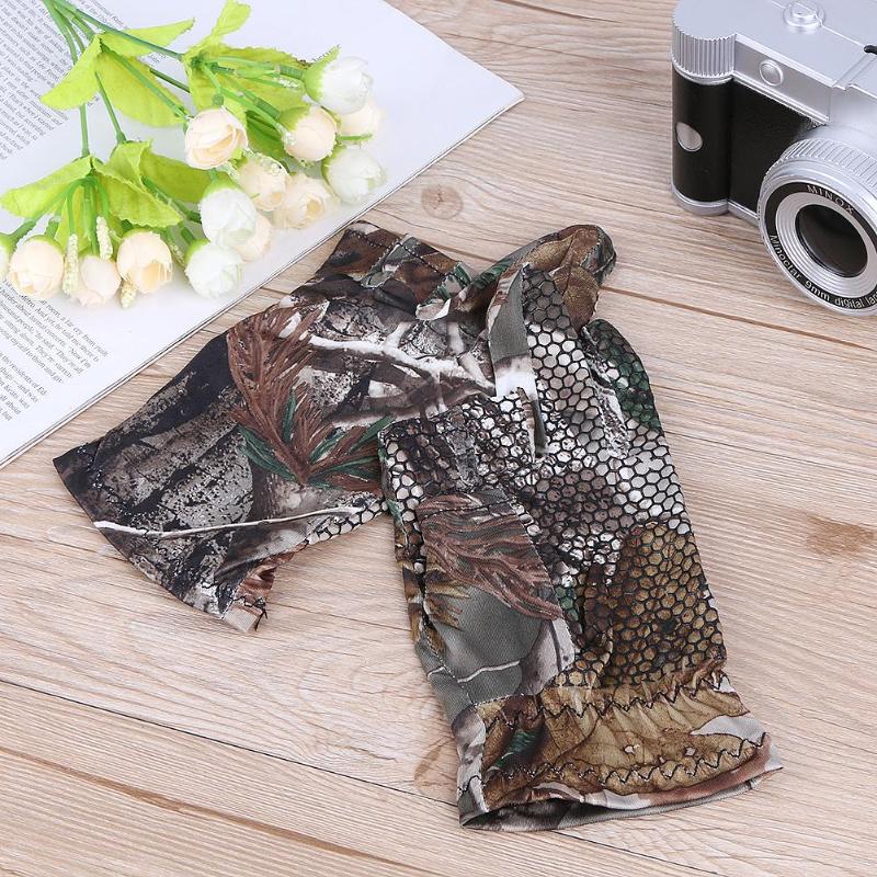Guantes deportivos Unisex de medio dedo, de Gel antideslizante, para pesca al aire libre, para invierno