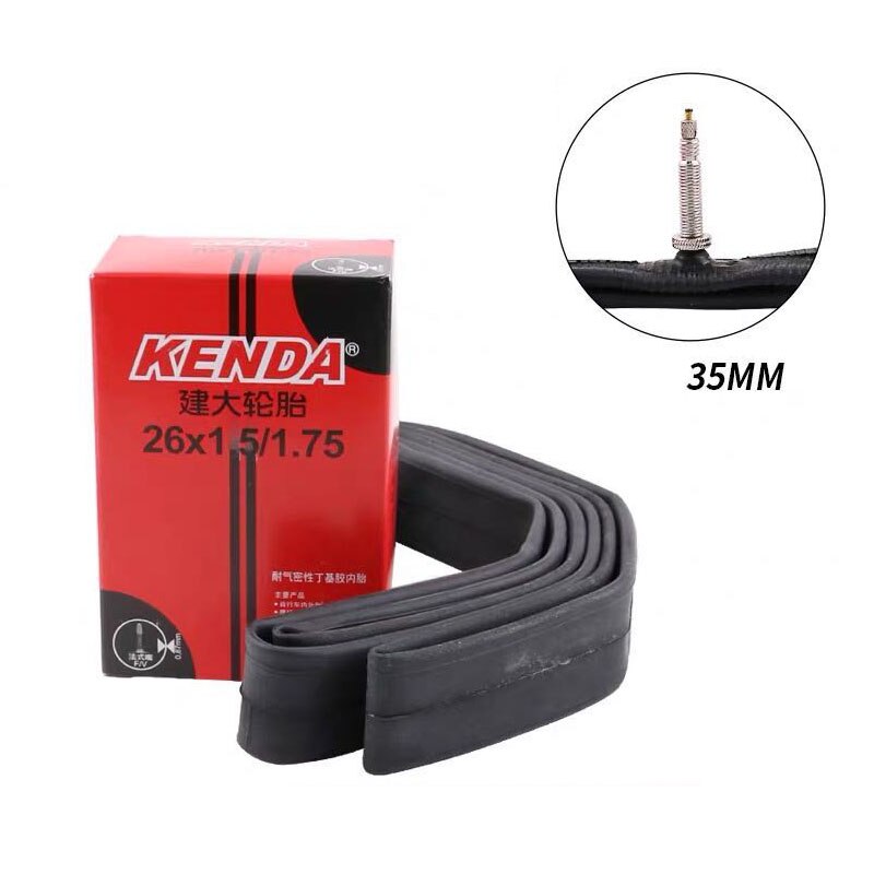 KENDA MTB 26 inch Tube 26×1.95/2.125 2.3/2.4 26 Bike Inner Tube: 26x1.5-1.75C FV 35mm