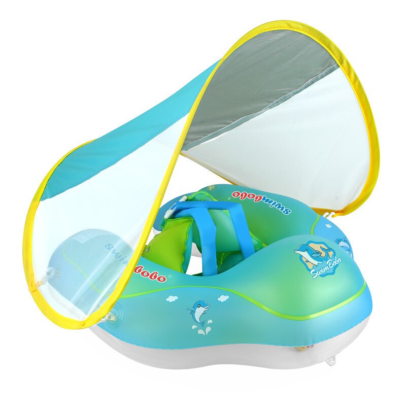 Educhild Babyzwemmen Float Liggen Ring Zonneklep B... Grandado