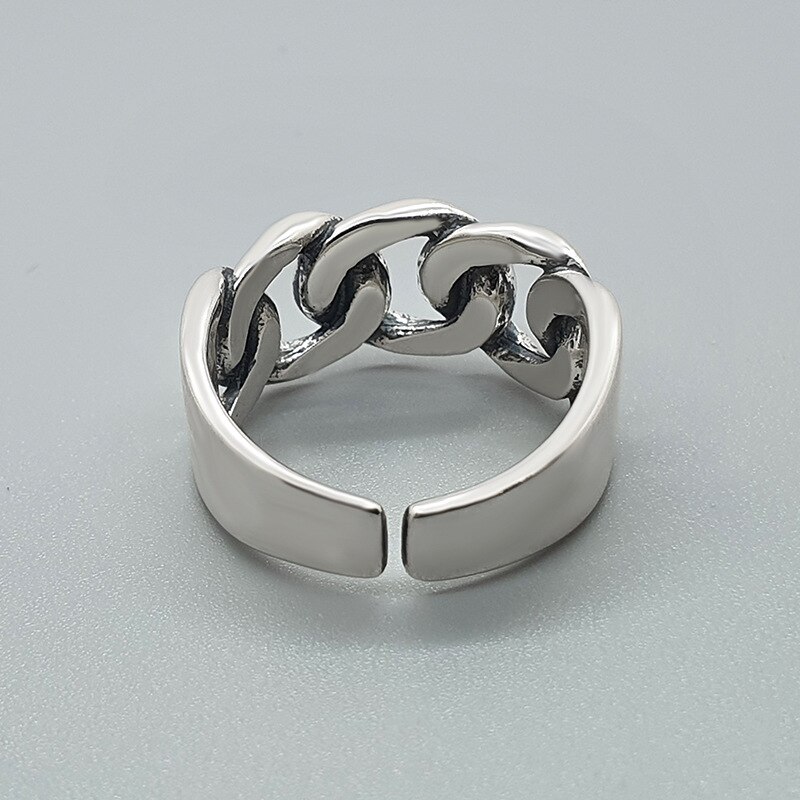 Anillo Vintage de acero inoxidable Estilo nórdico para hombre, sortija vikinga c