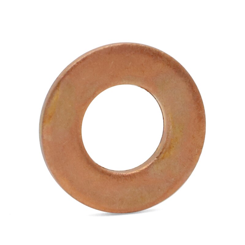 Arandelas De Cobre 10x16x1.5mm - Paquete De 30 Unidades - Para Sellado En Coches, Motores O Sistemas Hidráulicos