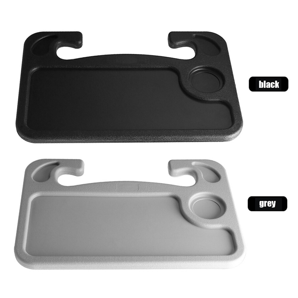 Car Steering Wheel Laptop Mini Table Board Mount Wheel Desk Tray ABS Plastic Laptop Eating Desk Car Travel Table