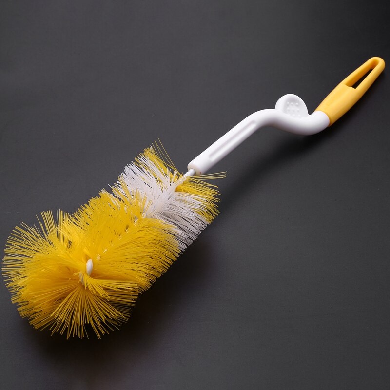 5 stück babymilchflaschenbürsten, handliche, tragbare Nylon- und schwamm-schlauchreiniger