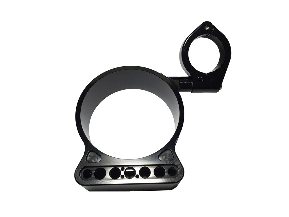 Velocímetro lateral para motocicleta Sportster 883 XL1200 XL 883 1200, soporte de reubicación, funda de soporte de instrumento: Black