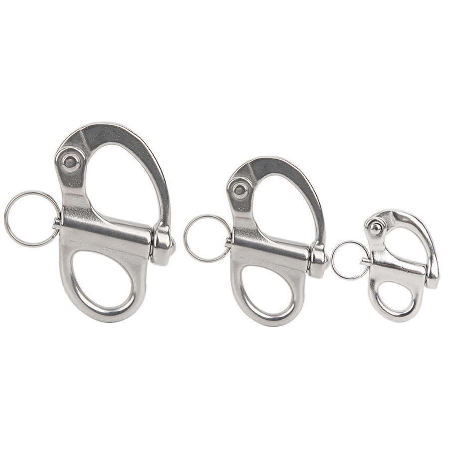 Mountaineering Rock Climbing Quick Release Swivel 316 Stainless Steel Fixed Quick Release Snap Hook Climbing Accessories
