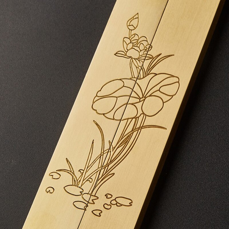 Multifunctionele Metalen Paperweights Eenvoudige Paperweights Chinese Kalligrafie Messing Paperweights Sculptuur Papier Drukken Prop