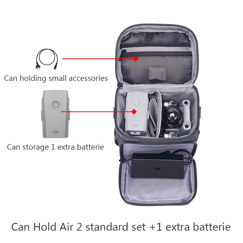 DJI-Bolso de hombro Original para Dron Mavic Air 2, bolsa de almacenamiento portátil, resistente al agua, accesorios