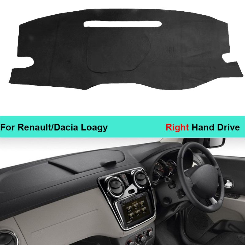 Car Auto Inner Dashboard Cover Dash Mat Carpet For Renault Dacia Lodgy Sun Shade Anti-Sun Cushion Cape Pad Protector