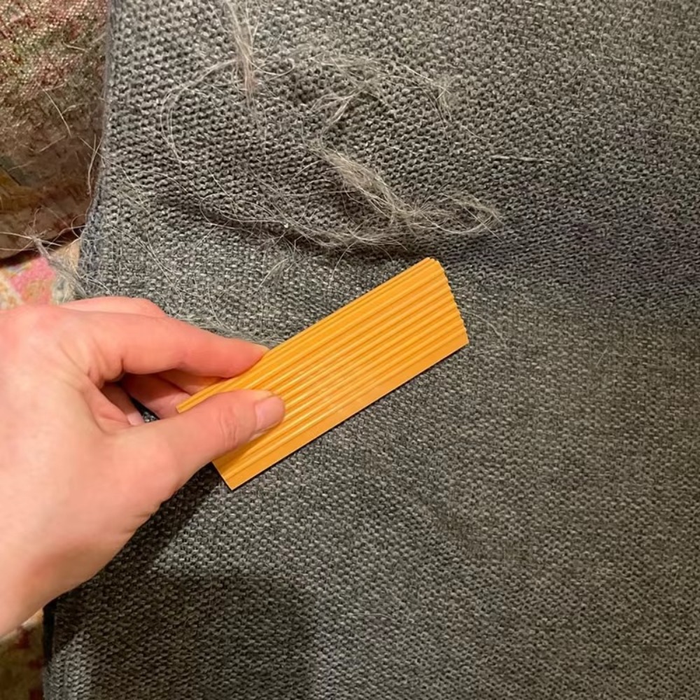 Langlebiger tragbarer Tierhaar-Teppichschaber, Mini-Haarschaber mit leicht zu greifen, für Katzen und Hunde, Teppichschaber, Couch, multifunktionale Heimbedarf