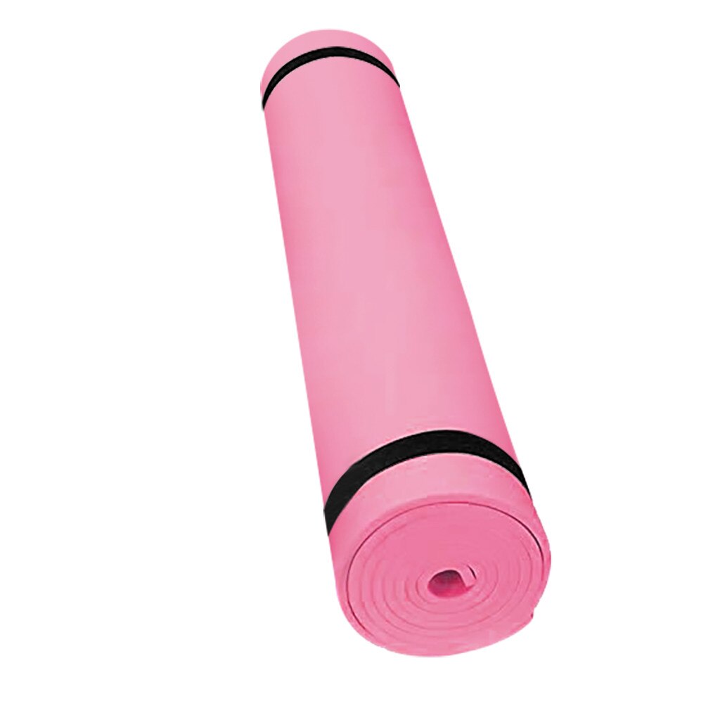 Yoga Mat Pvc Yoga Matten Anti-Slip Deken Gymnastiek Sport Gezondheid Afvallen Fitness Oefening Pad Sport Yoga Mat: Pink