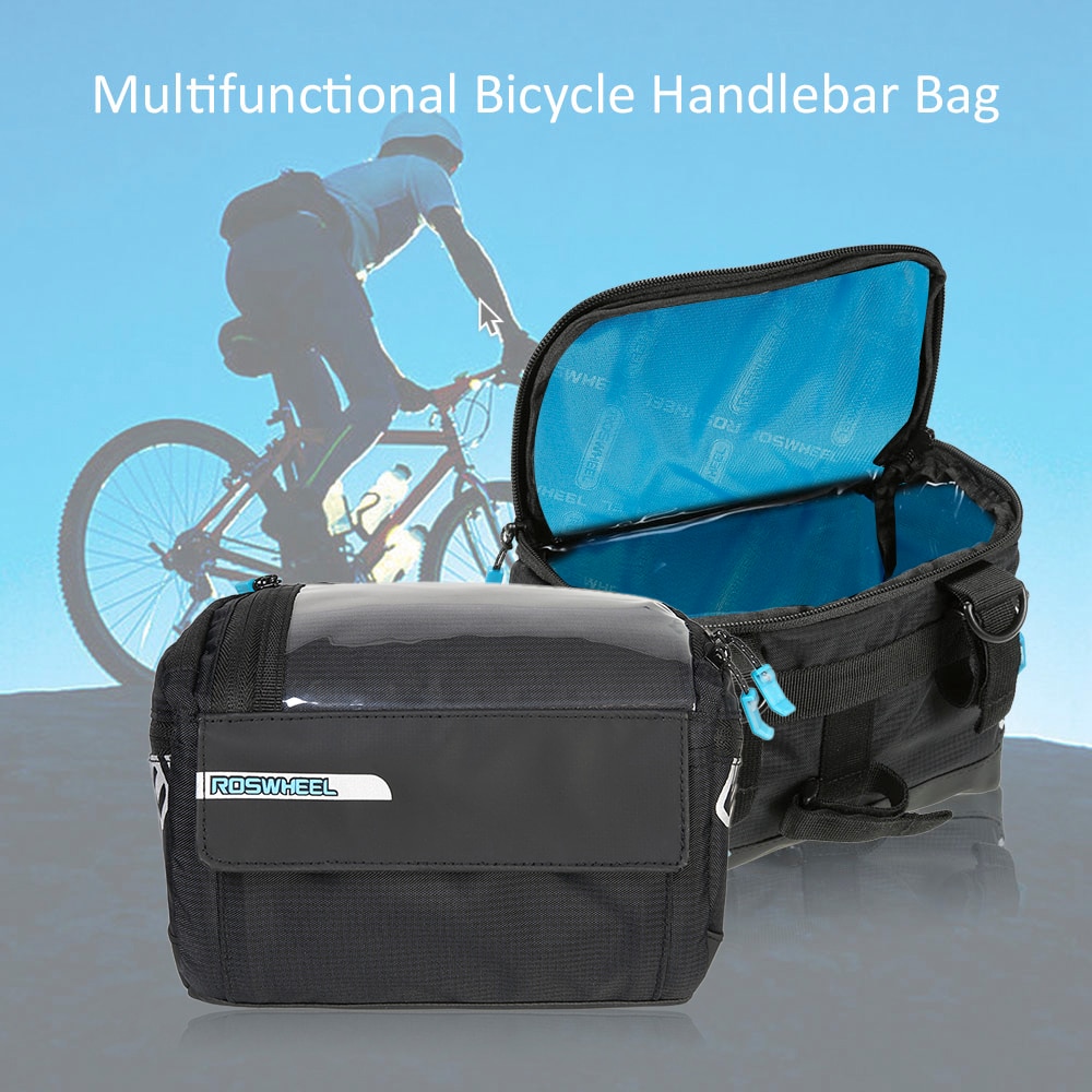Mand Bag Voor Tube Pocket Multifunctionele Cycling Bike Fiets Stuurtas Outdoor Sport Schouder Pack