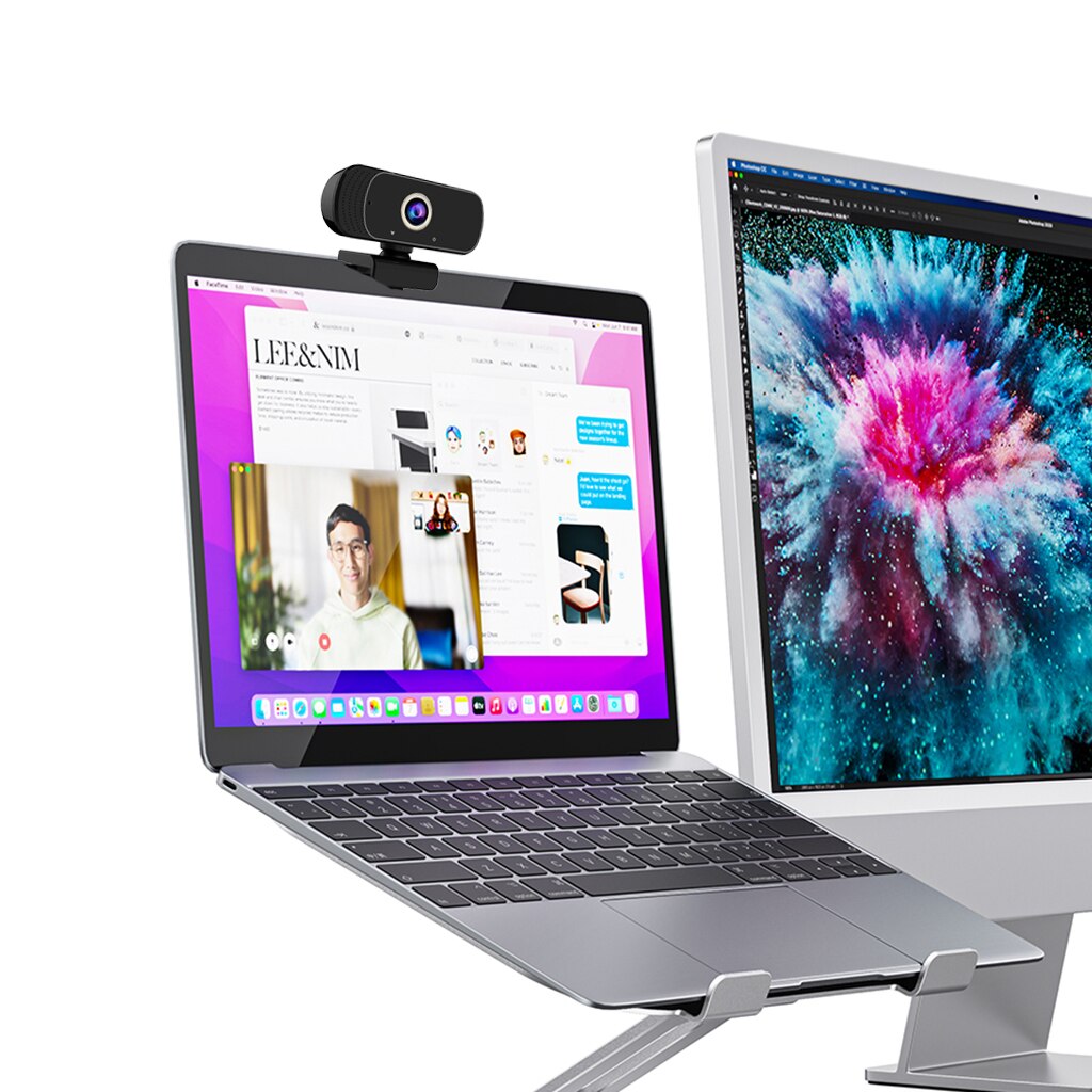 Autofocus Webcam Built-in Mic 720P/1080P Adjustable Free Drive Universal Web Computer Cam for Remote Game Live Broadcast