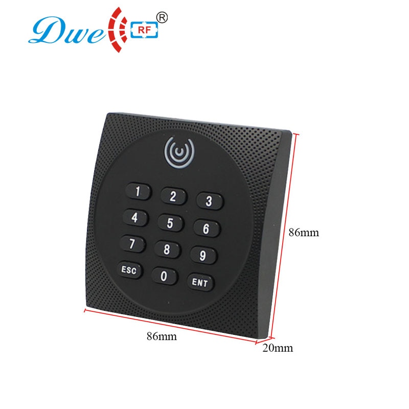 DWE CC RF control card readers em4100 125khz rfid nfc access control keypad card reader wiegand scanner 13.56mhz