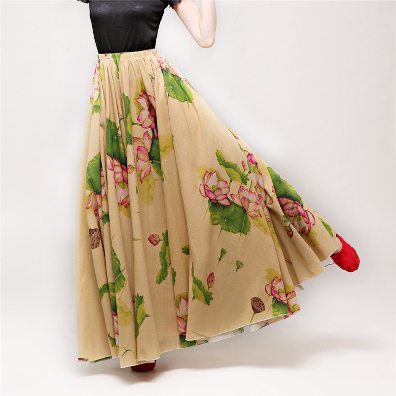Flamenco Ballroom Dance Skirts Women's Standard Skirt Performance Dance Dress Belly Dance Skirt Flamenco Dress