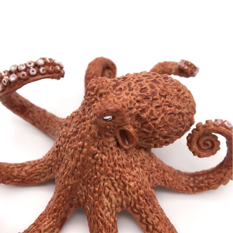 Realistic Octopus Sea Life Model Solid Plastic Figure Ocean Party Decorations