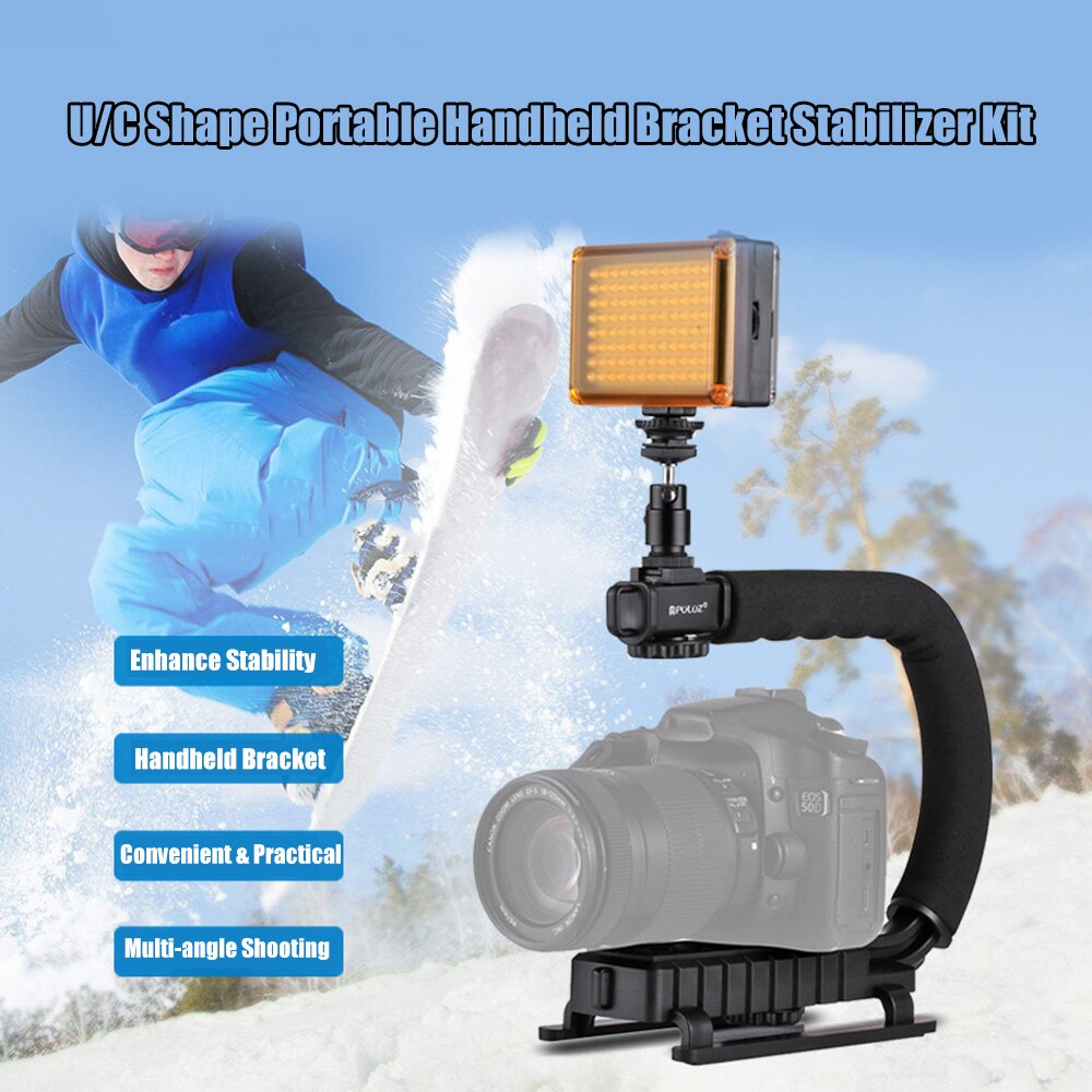 U-Shaped Camera Stabilizer Portable Camera DV Bracket Holder for All SLR Cameras Home DV Camera Estabilizador Steadycam