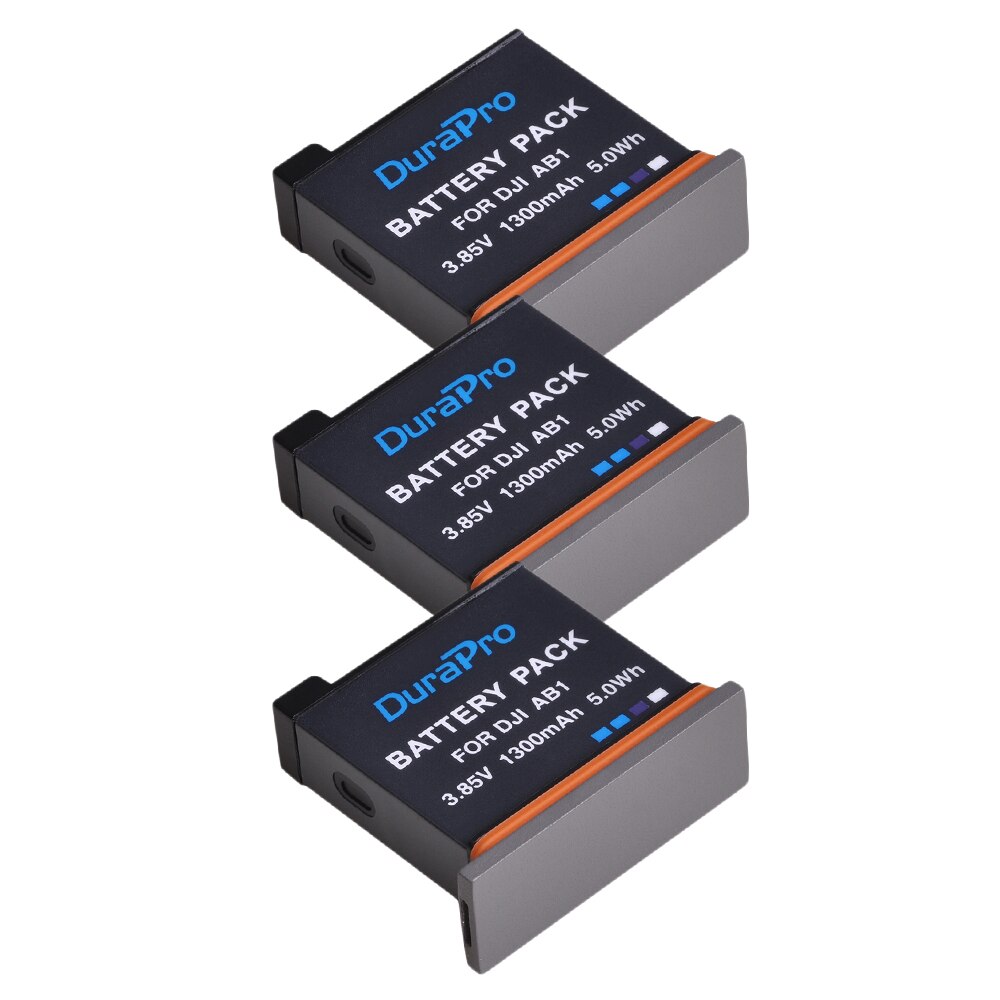 1pc 1300mAH AB1 Replacement Camera Battery Pack for DJI Osmo AB1 Action Sport Camera: 3 Battery