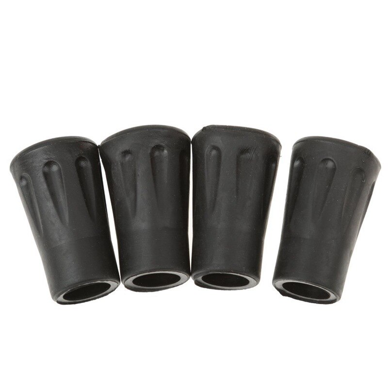 4 Stuks Vervangende Rubber Tips End Voor Wandelen Stok Walking Trekking Poles 4Cm: Default Title
