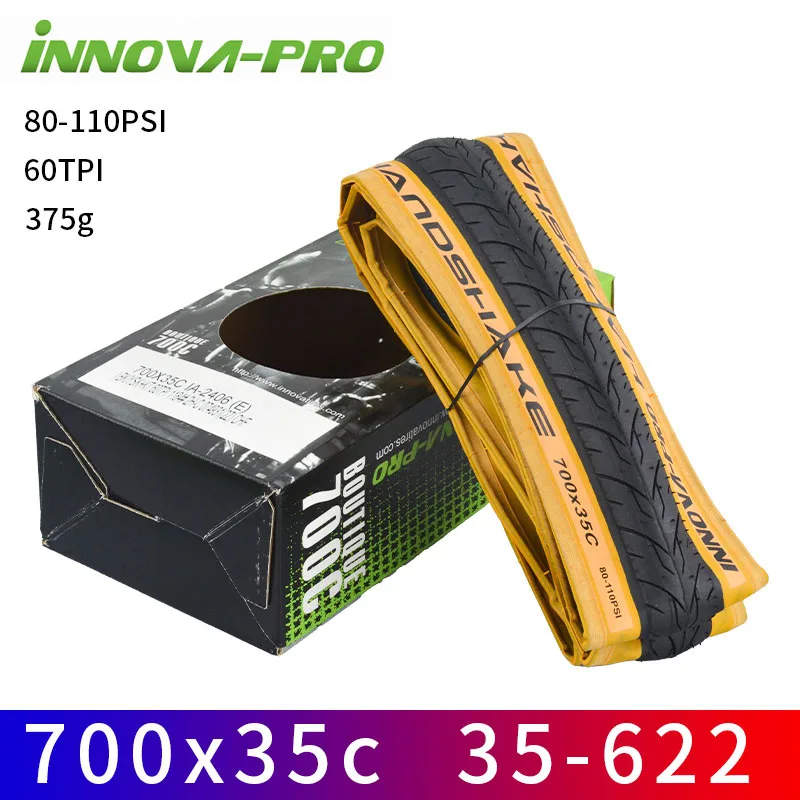 INNOVA Original 700c Road Bike Tire 700x23c/25c/27c/28c/30c Retro Travel Bicycle Out Tire 60/120 TPI Bike Tire Cycling Parts