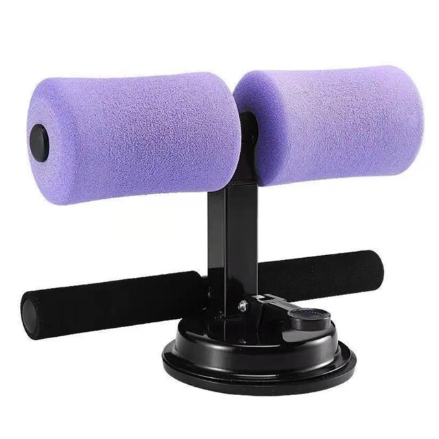 Fitness Sit Up Bar Assistent Gym Oefening Apparaat Weerstand Tube Workout Bench Apparatuur Voor Thuis Abdominale Machine Met Riem: plum