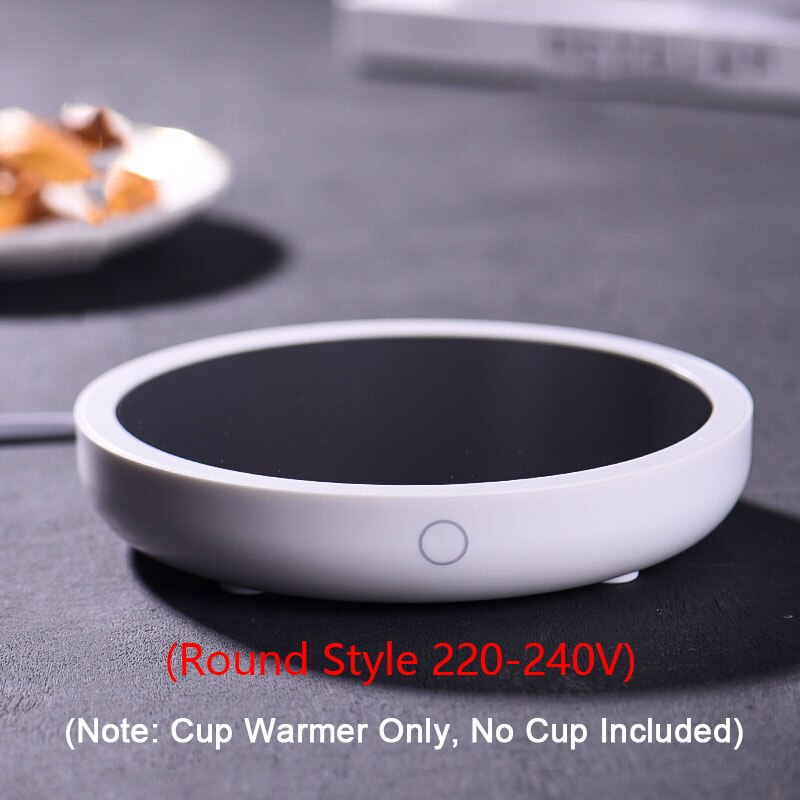 Koffie Mok Cup Warmer Voor Melk Thee Pot Elektrische Verwarming Plaat Hoge Temperatuur 80 Graden Celsius Thuis Bureau Gebruik coaster: US Plug / B-220-240V (No Cup)