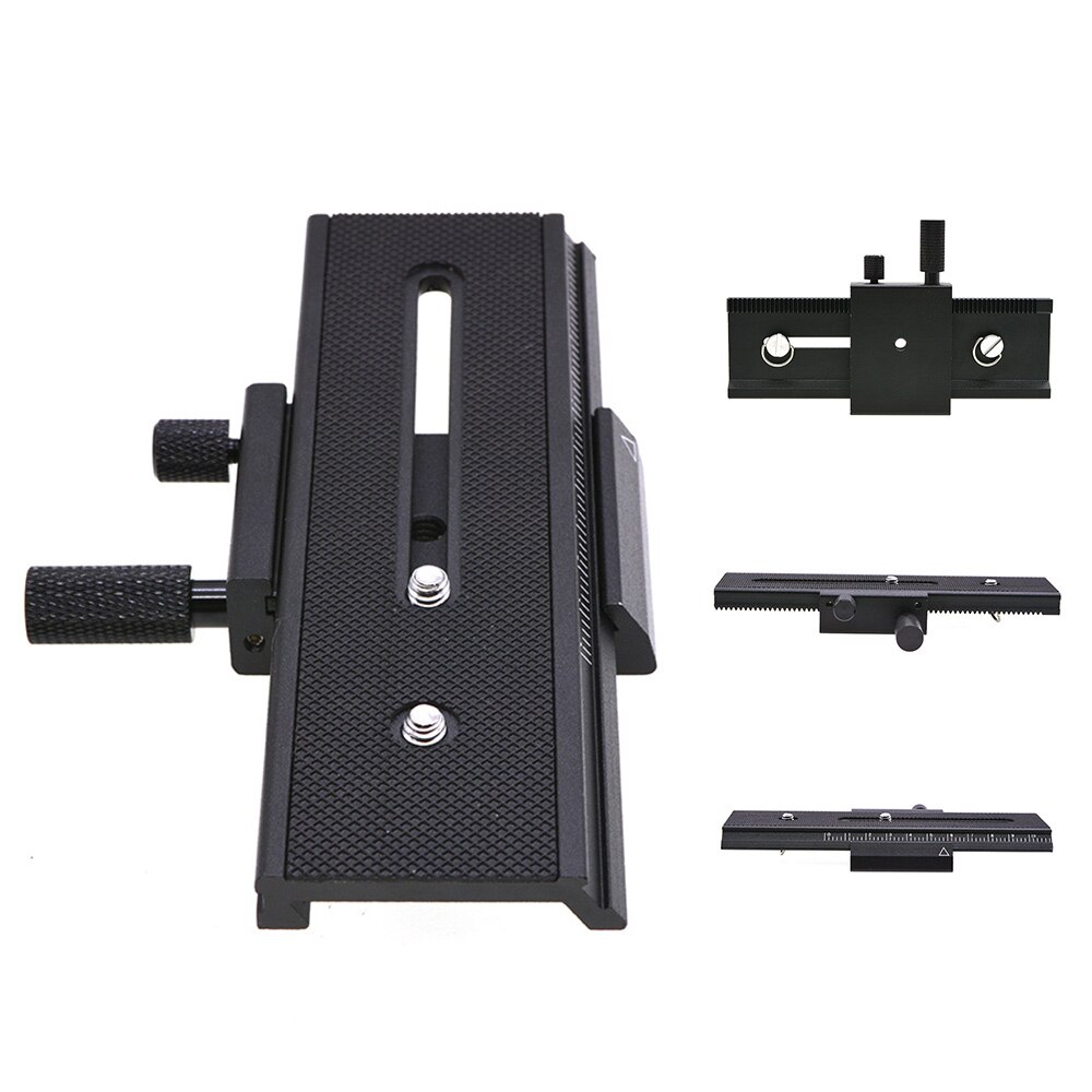 Camera Rail Beugel Slide Rail Klem Plaat Houder Beugel Waterpas Compatibel Voor Zwitserse Camera Statief Balhoofd Monopod