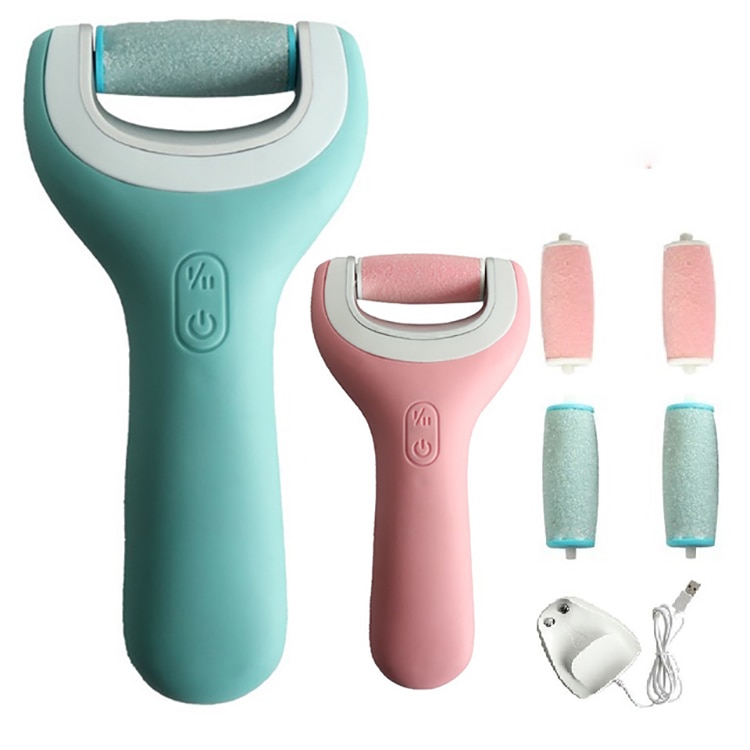 100-240V USB Rechargeable Electric Pedicure Tools Foot Care Tool Foot Callus Remover Velvet Smooth Machine For Foot Heel Skin