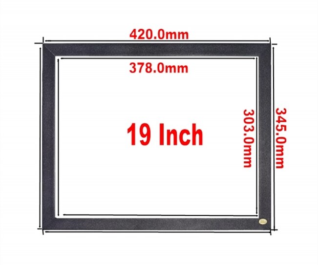 Zzdtouch 19 Inch 4:3 Infrarood Touchscreen 2 Punten Ir Touch Frame Usb Touch Panel Voor Touch Screen Computer Monitor